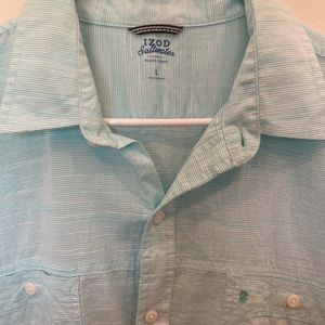 Izod saltwater men’s short sleeve button down